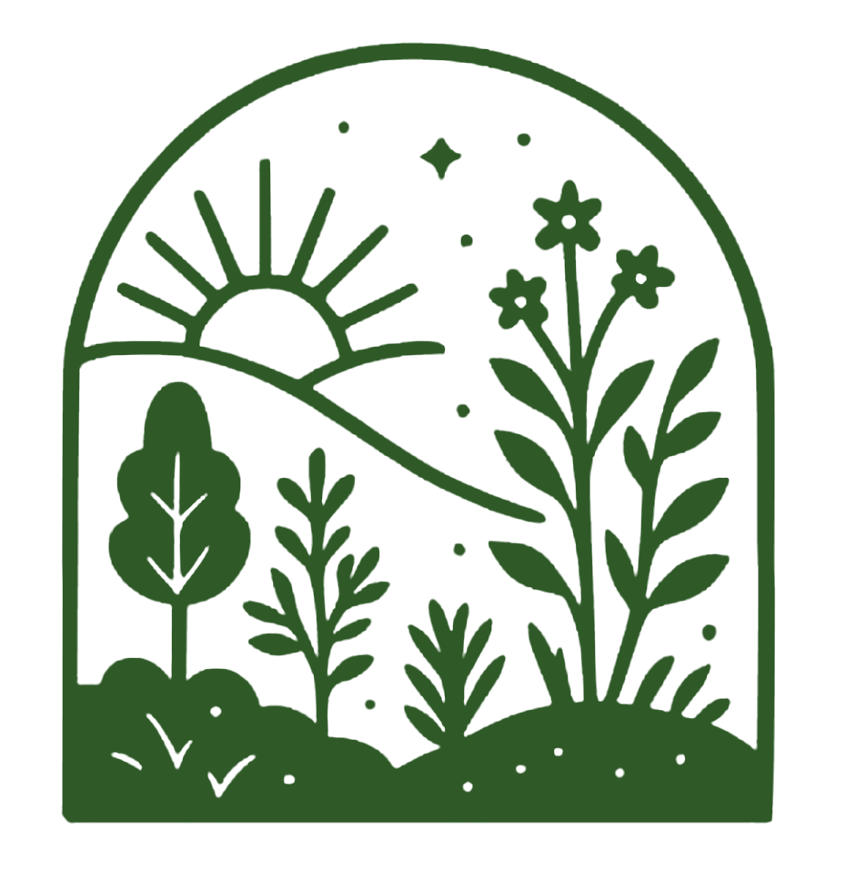 Biosphere Gardens arched botanical mark